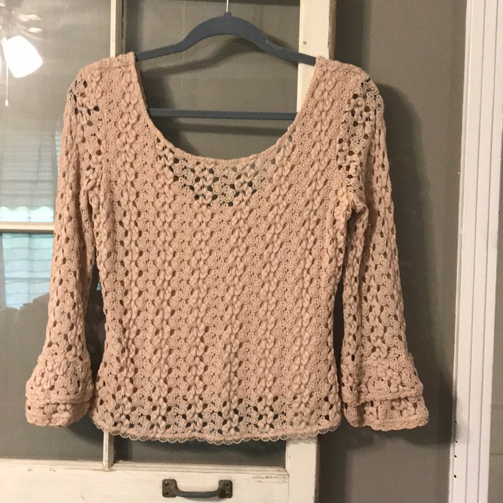 FP Bell Sleeve Crop Top